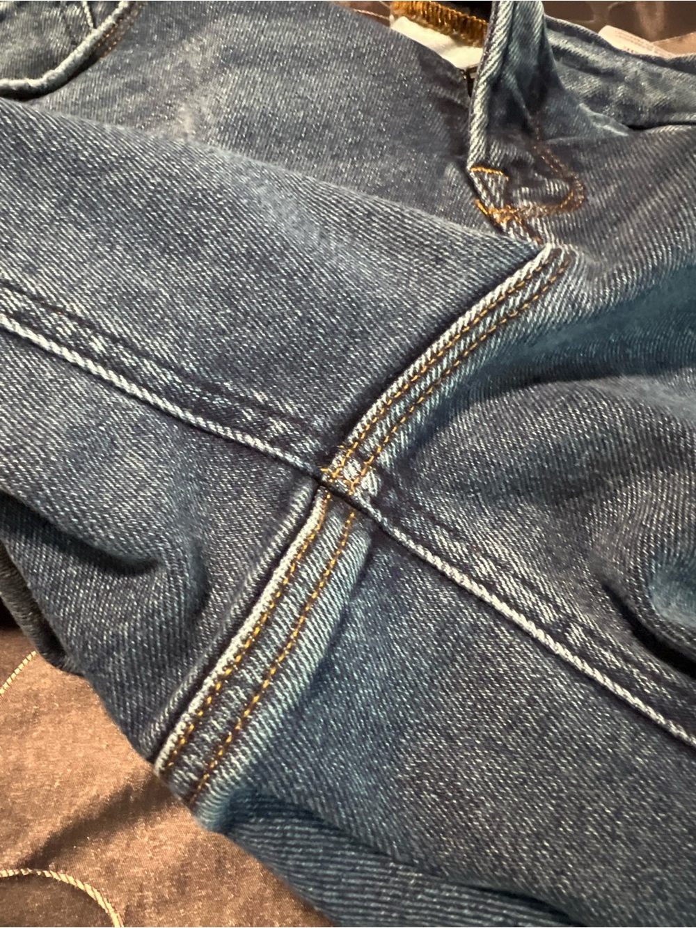 Good American Good Skate Wide Leg High-Rise Blue Women's Jeans Stretch Size 6/28 - Picture 12 of 16